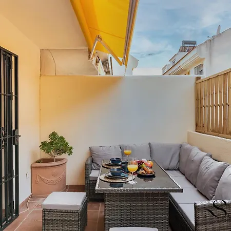 Townhouse With Jacuzzi,sea Views, Swimming Pool,garage * Benalmadena